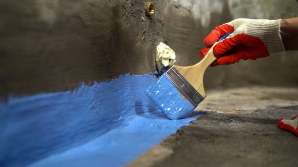 Crawl space vapor barrier installation in Overpeck, OH